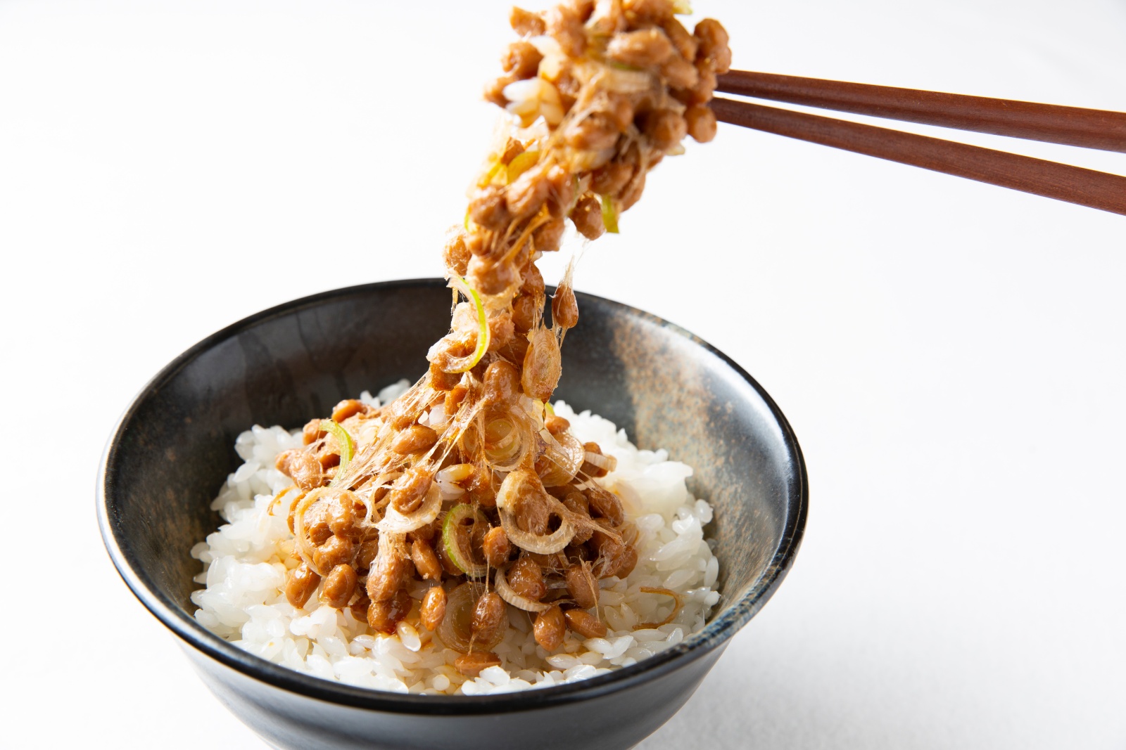 食品サンプルの納豆ごはん